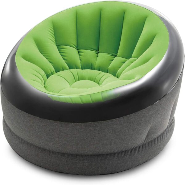 Intex Inflatable Empire Chair, 44" X 43" X 27", Vinyl, Green - Image 2