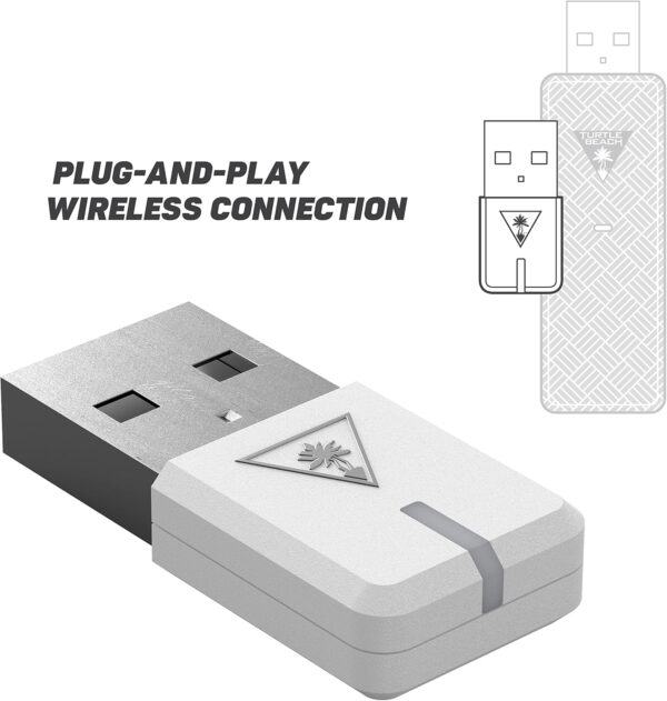 Turtle Beach Stealth 600 Gen 2 White Multiplatform Wireless 15+ Hour Battery Gaming Headset for PS5, PS4 and PC - Image 11