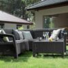 JTF Keter Corfu Rattan Effect Corner Sofa Set 5 Seater - Image 4