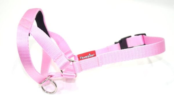Headcollar Dog Halter/Training Head Collar Training Tool Dog, Head Harness to Stop Pulling on the Lead, Easy to Use, Padded Nose Band, Adjustable (1, Pink) - Image 2