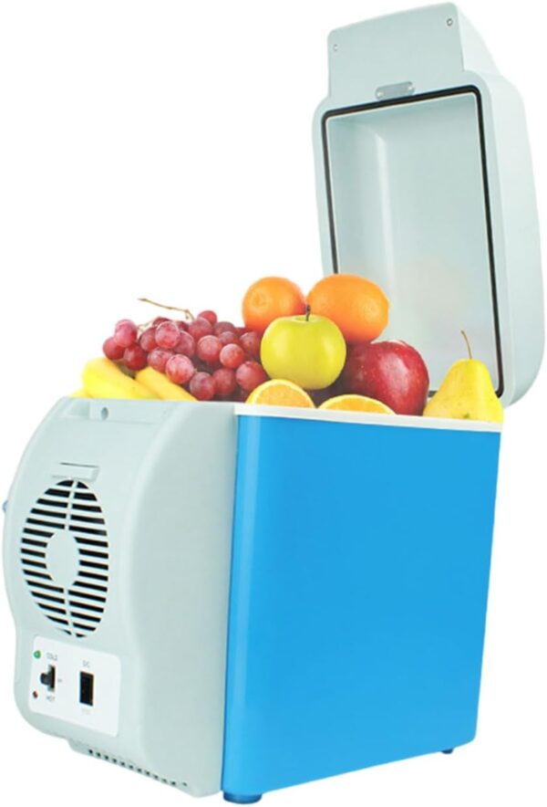 Mini Car Refrigerator for Food, Drinks, 7.5L Portable Car Fridge 12V Cooler and Warmer Small Fridge for Bedroom, Car, Office & Dorm - Image 2