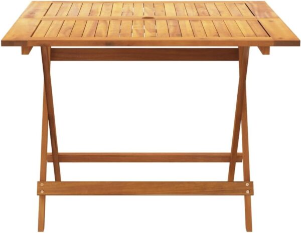 NQJIBUE Item-5 Piece Garden Dining Set Black Polypropylene and Solid Wood,Outdoor Outdoor Furniture Sets - Image 7
