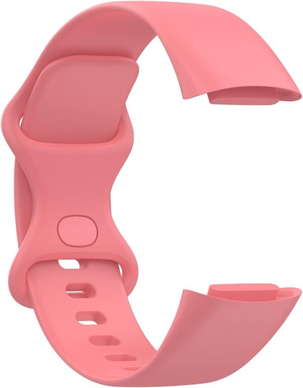 Muovrto Strap for Fitbit Charge 5/Fitbit Charge 6,Silicone Replacement Sport Waterproof Adjustable Watch Band for Men and Women - Image 6