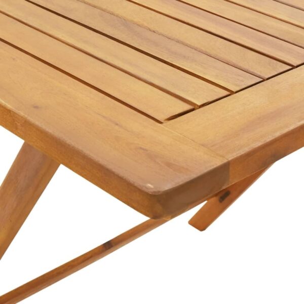 NQJIBUE Item-5 Piece Garden Dining Set Black Polypropylene and Solid Wood,Outdoor Outdoor Furniture Sets - Image 11