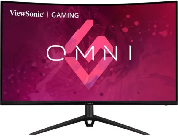 ViewSonic OMNI VX3218-PC-MHDJ 32-inch 1080p 165Hz Curved Gaming Monitor, with 1ms Response Time, AMD FreeSync Premium, 1500R Curve, Integrated Speakers, Height Adjustable Stand - Image 2