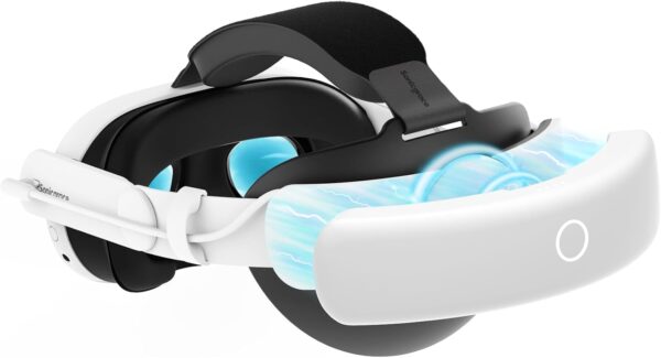 Sonicgrace S3 Pro Battery Head Strap for Meta Quest 3 and Quest 3S, 20W Fast Charging with Magnetic Battery Pack, Comfort VR Strap Replacement Accessories - Image 2