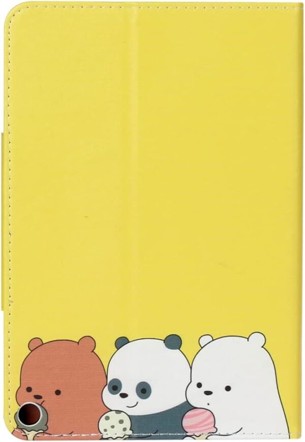 XFDSFDL® Protective Cover for Amazon Fire HD 8/8 Plus 10th Gen 2020 (8.0 Inch) PU Leather Flip Case Yellow Bear Pattern with Built Stand Magnetic Closure Holster Wallet Device Shell 04 - Image 5
