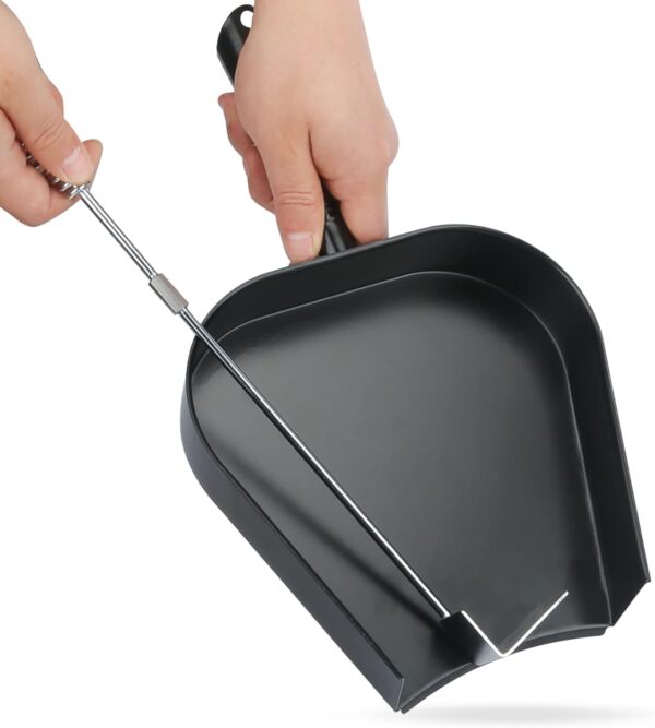 Ash Pan for Big Green Egg, Stainless Steel Ash Tool Kit Ash Tool Poker Rake Set for Big Green Egg Large, for Kamado Joe, for Charcoal Smoker Wood Burning Stove - Image 2