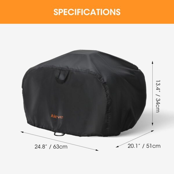 Aieve Waterproof Grill Cover Compatible with Ninja Woodfire Electric BBQ Grill & Smoker OG701UK OG751UK - Image 4