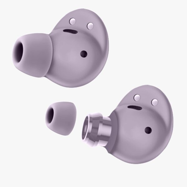 kwmobile 6x Replacement Ear Tips Compatible with Samsung Galaxy Buds 2 Pro - Silicone Tips for Earphones - Lavender - Image 3