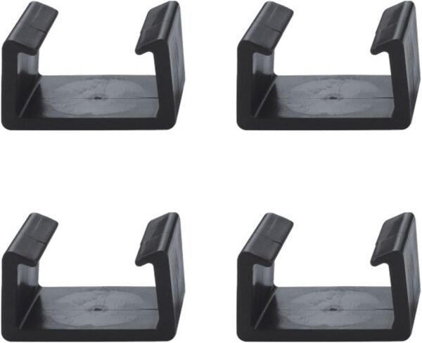 4Pcs Heavy Duty Plastic Sofa Connect Clamps Heat-Resistant Rattan Furniture Clips Useful Rattan Chair Fasteners for Garden Outdoor - Image 2