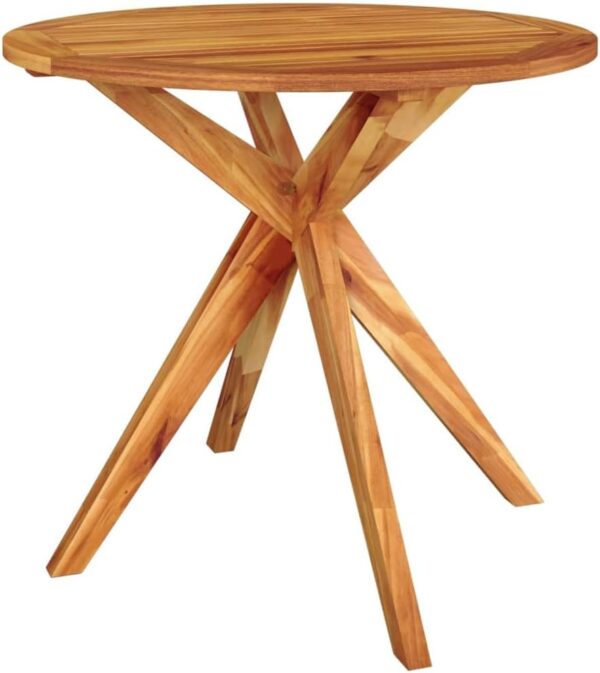 Outdoor Outdoor Furniture Sets,3 Piece Garden Dining Set Solid Wood Acacia - Image 7
