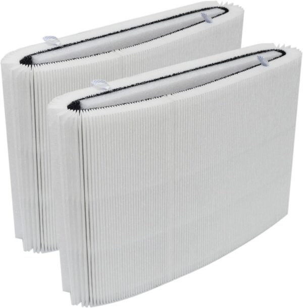 PUREBURG Replacement Filters Compatible with BLUEAIR Blue Max 3250 auto & 3250i Air Purifiers, 2-Pack H13 HEPA Activated carbon 2-IN-1 - Image 2