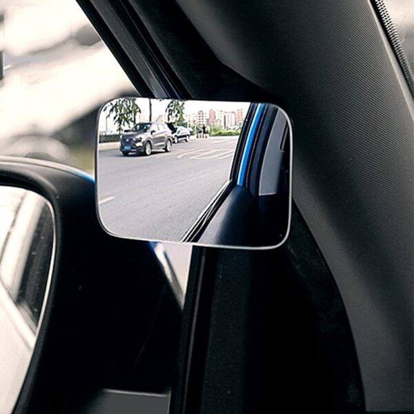 Blind Spot Mirror,MoreChioce 360° Rotating Convex Rearview Mirror Wide Angle Side View Mirror Lens Mirror Car Door Mirrors Rear View Mirror for Vehicles Passenger Cars Truck SUVs,First Row - Image 2