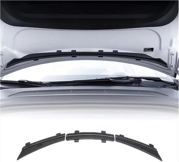 Car Seal Strip Front Trunk Hood Rubber Seal Upgrade Weatherstrip Trim Belt Waterproof Strip For Tesla For Model 3 Y 2017-2022 Dust-proof Protection Sealing Strip(For M-3) - Image 3