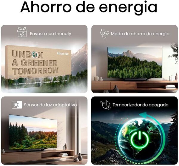 Hisense 55e7nq 55´´ 4k Qled Tv One Size - Image 9