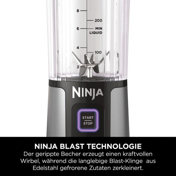 Ninja Blast BC151EUBK Portable Blender/Blender/Smoothie Maker, 530 ml Cup, Leak-proof Lid, Powerful Mini Stand Mixer, Wireless & Rechargeable, Crushes Ice & Fruit, Black - Image 14