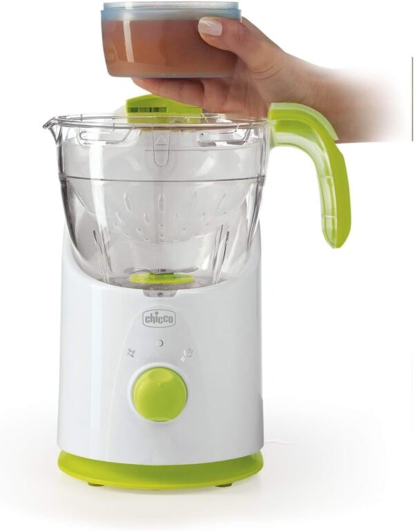 Chicco Easy Meal Cuocipappa, Steam Cooking for Healthy Pappe and Faster, 28 x 24 x 32 cm, White and Green - Image 10