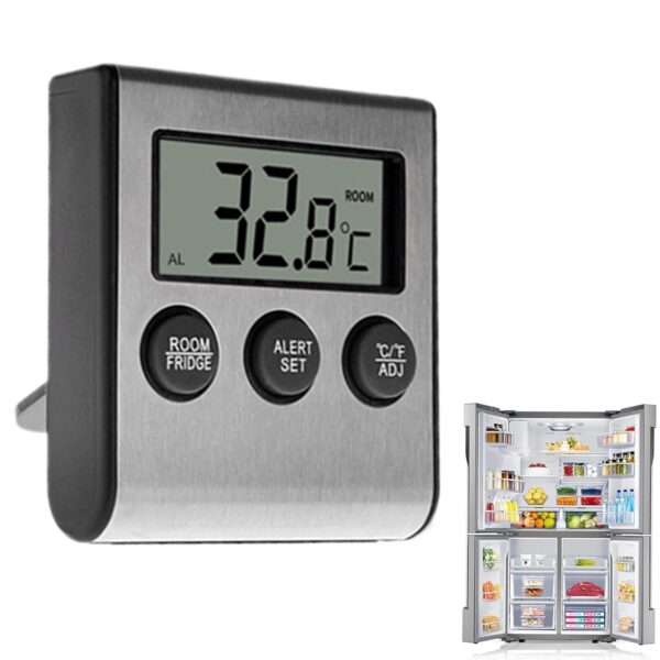 Freezer Temperature Monitor - Smart Fridge Thermostat, Intelligent Real-Time Temperature Alarm | Deep Freezer Sensor For Kitchen, Refrigerator Temperature Control System With Digital Alerts - Image 10