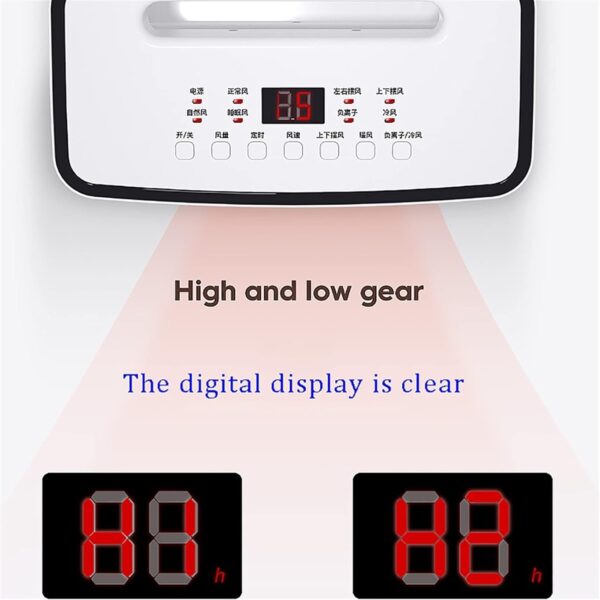 12000 BTU Portable Air Conditioner Unit with Remote Control - Energy Class A - Evaporative Coolers Cooling And Heating - Mobile Heater And Cooler Fan - Image 7