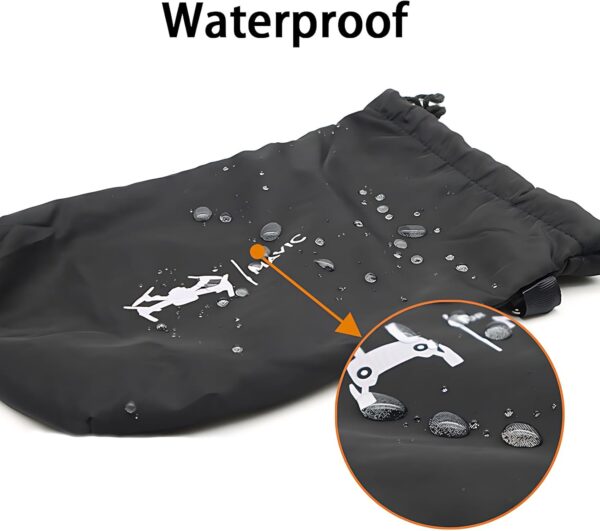 Protective Aircraft Sleeve for Dji Air 3/Mavic 3/Mavic 3 Pro Drone,RC Controller Storage Pocket Carring Bag,Holding Fly More Combo Accessories(Drawstring+Hook) - Image 3