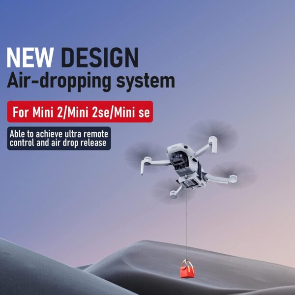 Airdrop Payload Transport Delivery Device Release Drop Device Compatible for DJI Mini2/Mini 2 SE/Mini SE Dropping System Drone Accessories for Wedding&Search&Rescue - Image 3