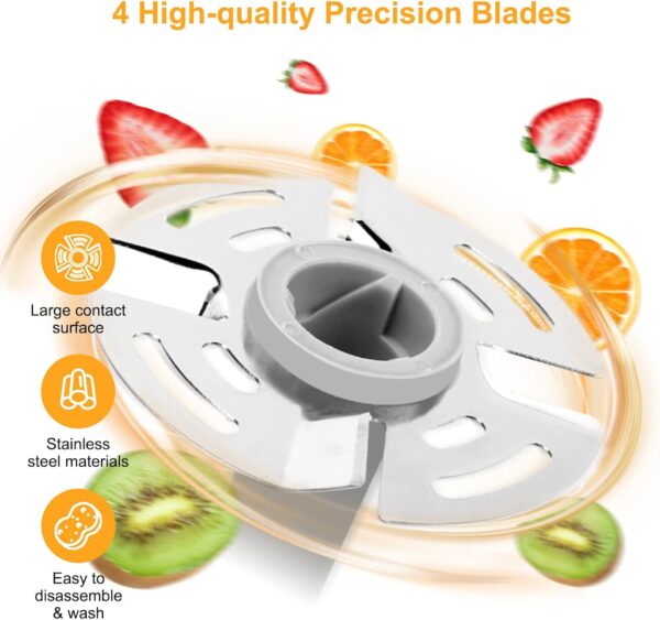 Bear Baby Food Processer, Auto Cooking and Grinding with 4 Menu Multifunctional Baby Food Maker and Steamer Puree Blender, Self Cleans, Touch Screen Control, White - Image 9