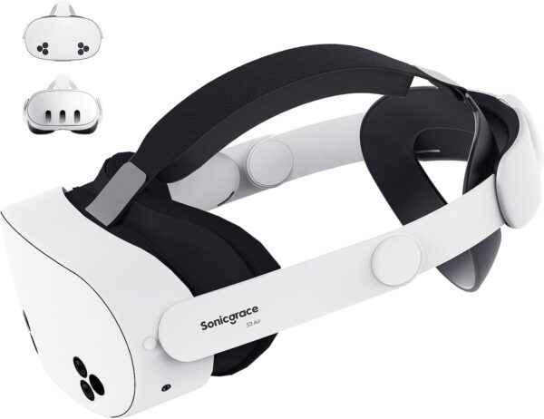 Sonicgrace S3 Air Comfort Head Strap Compatible with Meta Quest 3 and Quest 3S, Adjustable Lightweight Durable Replacement Strap Accessories - Image 2