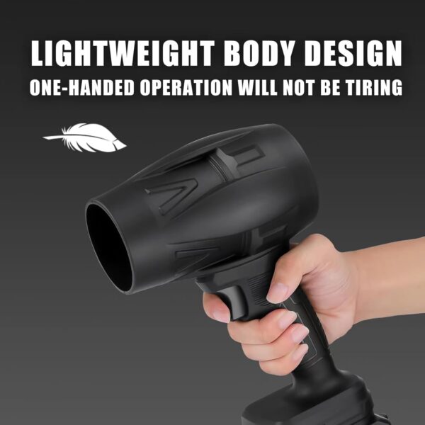 Small Cordless Leaf Blower,130000RPM Handheld Electric Dust Blower, Mini Jet Dry Blower Fan with 2 Battery,for Computer Keyboard,Outdoors,Car,Home - Image 5