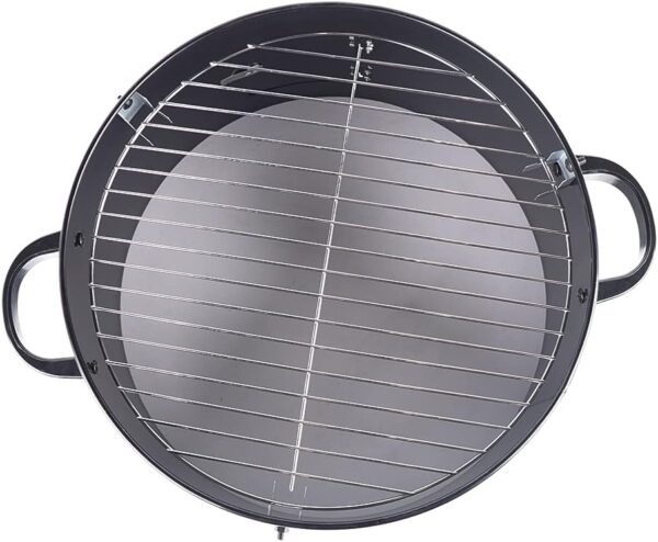 3 in 1 Charcoal Smoker BBQ Grill, 40 * 84cm, Heavy Duty, Black, Stainless Steel, Enamel, Charcoal Smoker Grill, Garden, Camping, Outdoor Cooking - Image 7