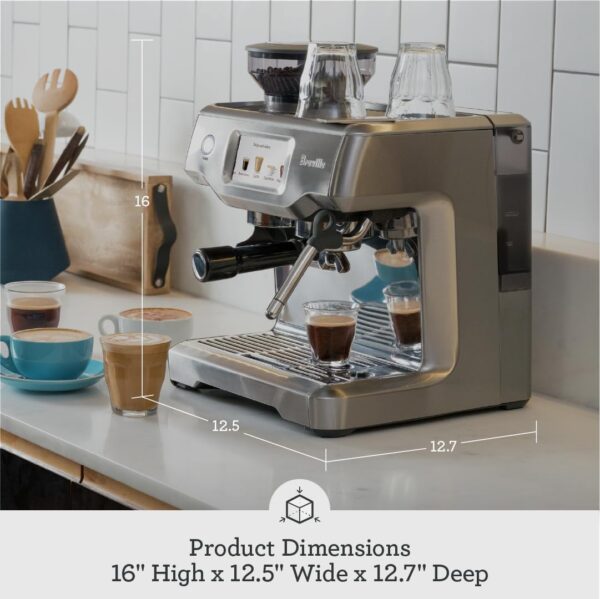 Breville Barista Touch Espresso Machine BES880BTR, Black Truffle - Image 8