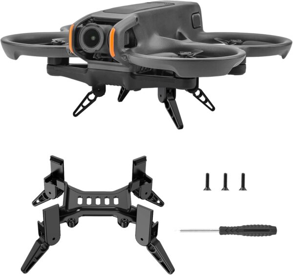 AVATA 2 Landing Gear,Foldable Extended Landing Legs for DJI AVATA 2,Height Extension Drone Protector Accessories - Image 2