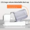 PJDDP Pet Grooming Kit & Vacuum Suction Pet Hair, Dog Grooming Kit for Shedding Pet Hair Low Noise,Professional Grooming Clippers with 5 Grooming Tools for Dogs Cats and Other Animals - Image 5