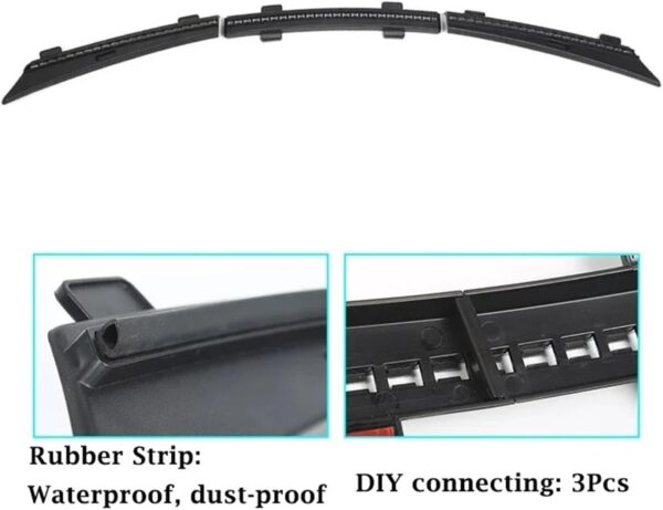 Car Seal Strip Front Trunk Hood Rubber Seal Upgrade Weatherstrip Trim Belt Waterproof Strip For Tesla For Model 3 Y 2017-2022 Dust-proof Protection Sealing Strip(For M-3) - Image 4