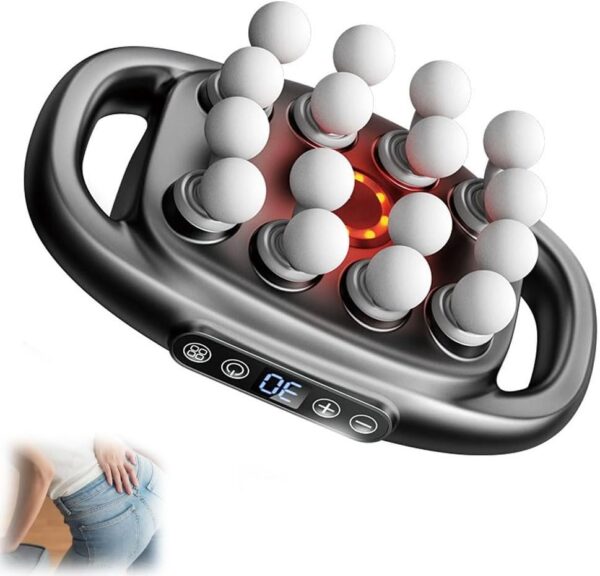 16-Drive 8-Head Massage Gun Set, 30 Levels Deep Tissue Percussion for Full Body Pain Relief - Adjustable Modes for Back/Shoulders/Legs - Image 2