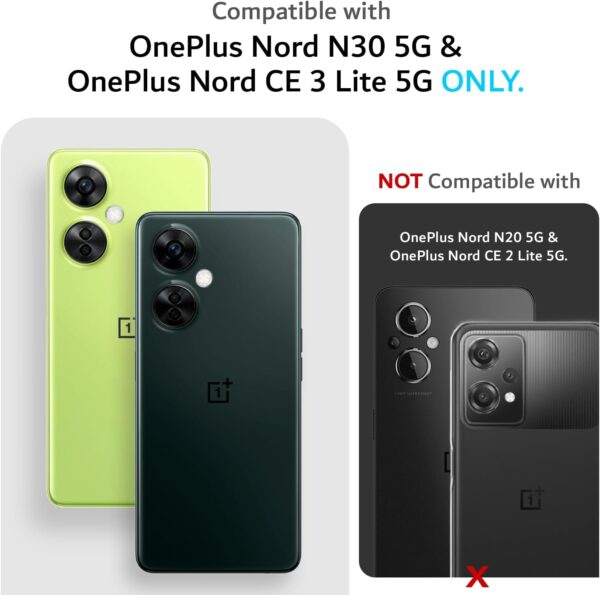 TUDIA DualShield Grip Designed for OnePlus Nord CE 3 Lite 5G Case (2023), [MergeGrip] Dual Layer Shockproof Slim Military Grade Non-Slip Tough Heavy Duty Protective Phone Case Cover (Indigo Blue) - Image 3