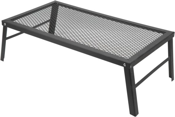 Folding Campfire Grill Heavy Duty Iron Waterproof Portable Camp Fire Cooking Rack for Outdoor Barbecue - Image 8