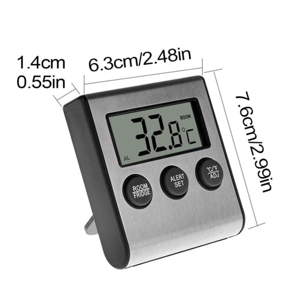 Freezer Temperature Monitor - Smart Fridge Thermostat, Intelligent Real-Time Temperature Alarm | Deep Freezer Sensor For Kitchen, Refrigerator Temperature Control System With Digital Alerts - Image 6