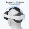 Sonicgrace S3 Air Comfort Head Strap Compatible with Meta Quest 3 and Quest 3S, Adjustable Lightweight Durable Replacement Strap Accessories - Image 6