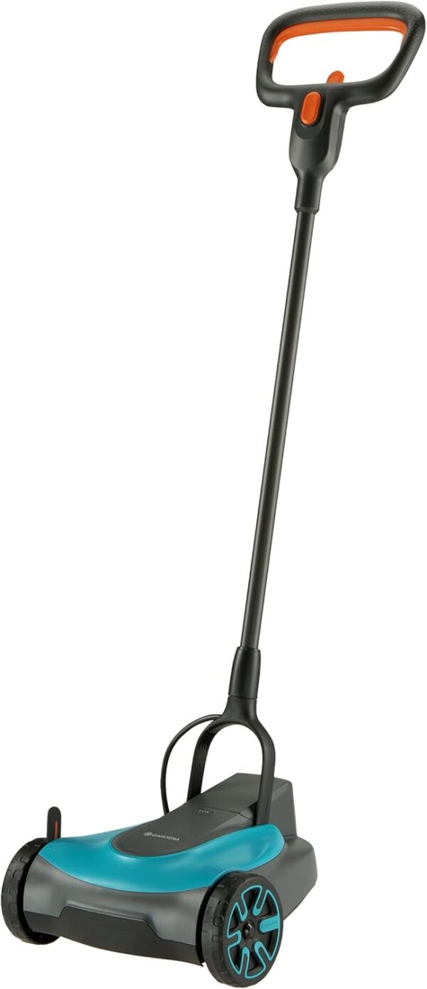 Gardena Battery Lawnmower HandyMower 22/18 V P4A Without Battery: Manual Lawnmower, for lawns up to 50 m², Adjustable Cutting Height, Mulching Function (14620-55) - Image 2