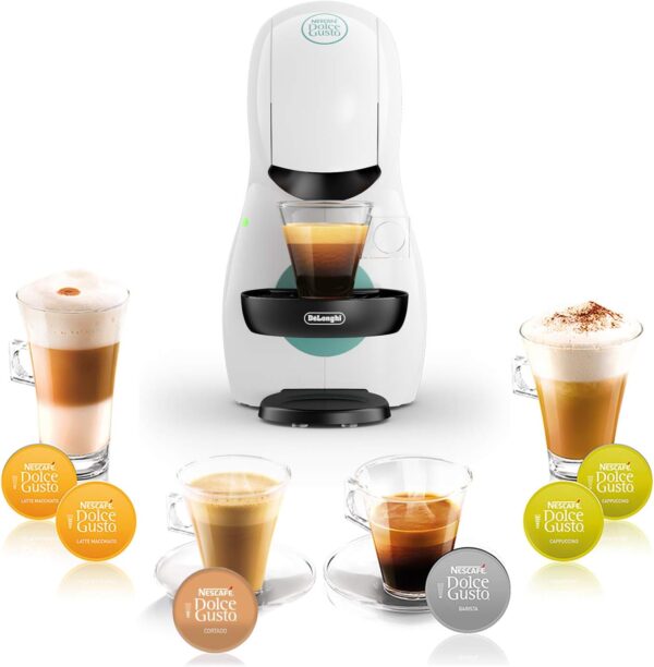 NESCAFÉ® Dolce Gusto® Piccolo XS Manual Coffee Machine White by De’Longhi® - Image 7