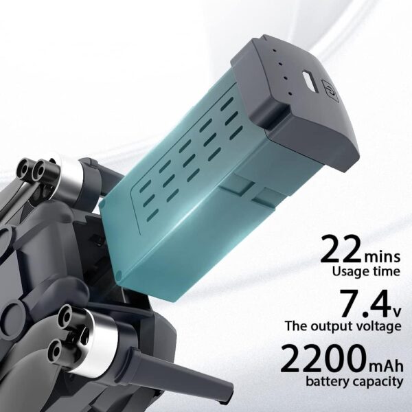 KF106 MAX Drone with Camera 4K HD, 360° Obstacle Avoidance, 3-Axis Gimbal, 22 Minutes Flight Time, GPS Follow Me, Smart Return, Professional Quadcopter, 3 Batteries - Image 7