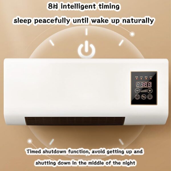 Generic Wall-Mounted Mini Portable Air Conditioner with Remote for Bedroom Living Room Office - L55*W24*H12cm - Image 3