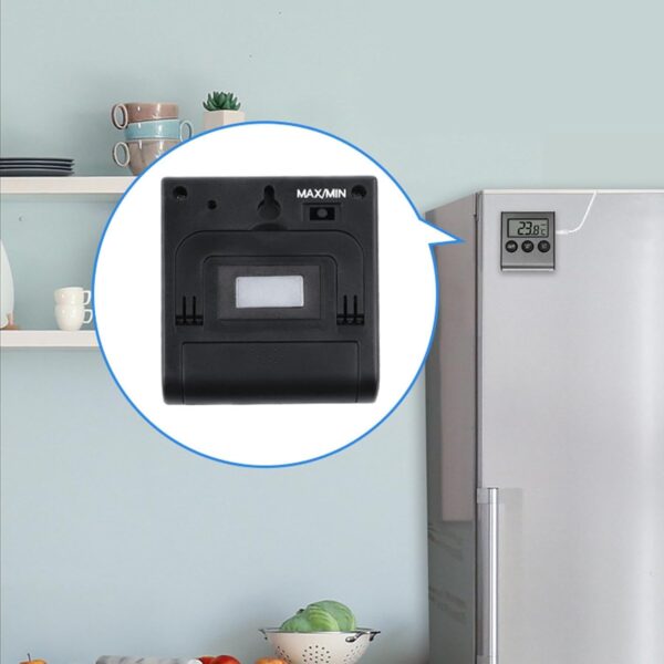 Freezer Temperature Monitor - Smart Fridge Thermostat, Intelligent Real-Time Temperature Alarm | Deep Freezer Sensor For Kitchen, Refrigerator Temperature Control System With Digital Alerts - Image 9