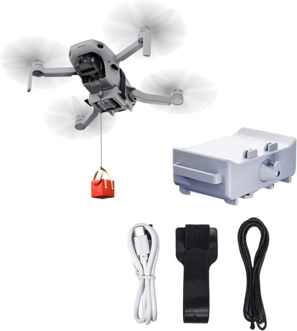 Airdrop Payload Transport Delivery Device Release Drop Device Compatible for DJI Mini2/Mini 2 SE/Mini SE Dropping System Drone Accessories for Wedding&Search&Rescue - Image 2