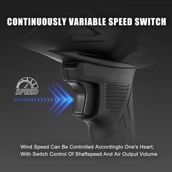Small Cordless Leaf Blower,130000RPM Handheld Electric Dust Blower, Mini Jet Dry Blower Fan with 2 Battery,for Computer Keyboard,Outdoors,Car,Home - Image 4