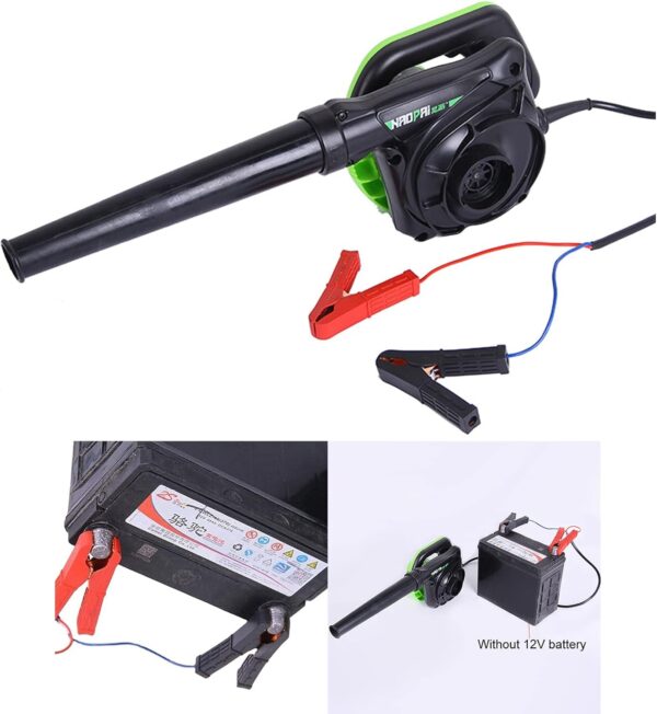 Reusable Electric Air Duster Leaf Blower &Vacuum Barbecue Air Blower For Blowing Collectors 260cm Cable - Image 3