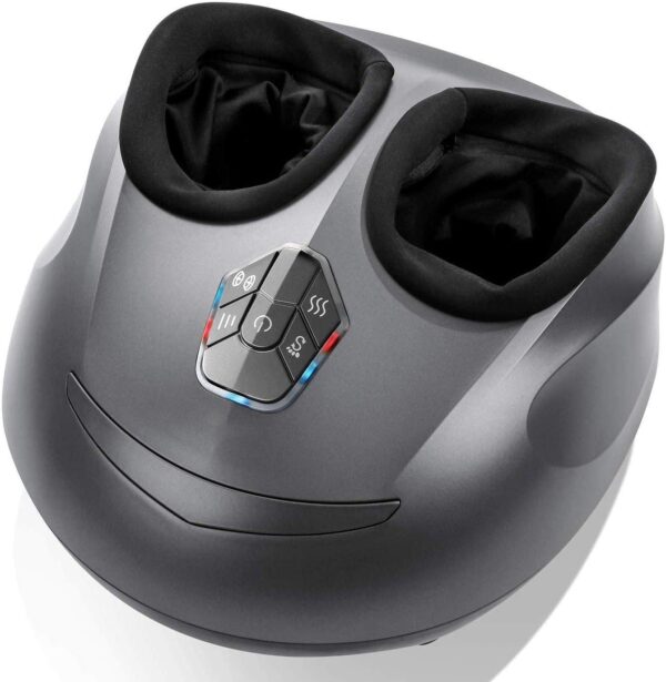 Foot Massager Machine - Shiatsu Electric Heat Kneading Massage with Rolling & Air Compression for Home & Office - Men & Women - Image 2
