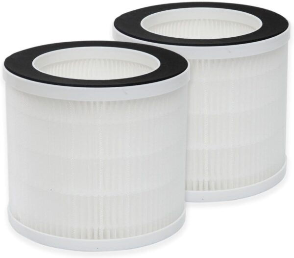 PUREBURG Replacement Filters Compatible with Senelux & Afloia Demi Air Purifier, 2-Pack H13 HEPA Air Clean Dust VOCs Odor Pets Hair Smoke - Image 2