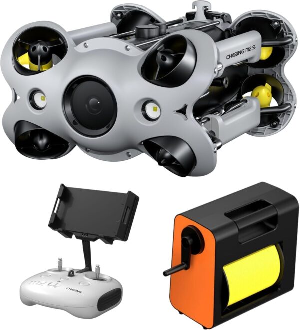 200M Advanced Chasing M2 S Underwater Rov Robot with Arm Floodlight, 4K Camera Underwater Drone 200Wh Battery Diving Water Drone - Image 10